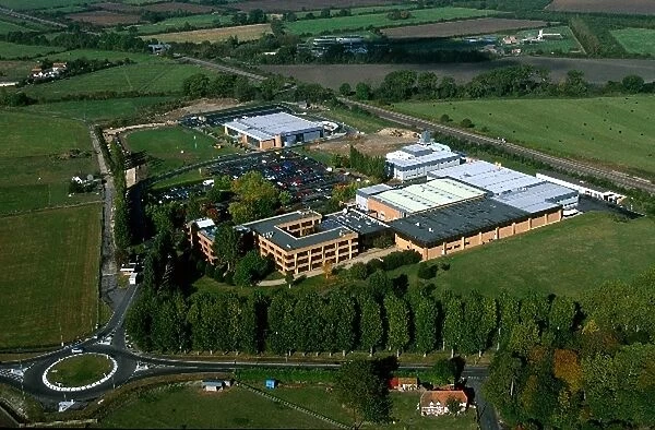 Williams F1 Factory: An aerial view of the Williams Formula One Factory