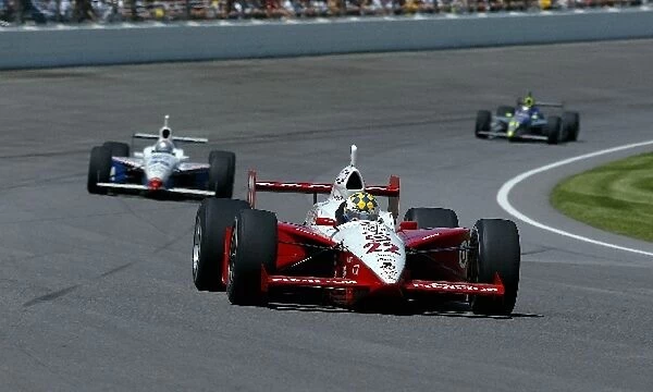 Former winner Kenny Brack (SWE) Target Chip Ganassi Racing G-Force Chevrolet finished eleventh, the last to complete all 200 laps Indianapolis 500, Indianapolis, USA, 26 May 2002 DIGITAL IMAGE