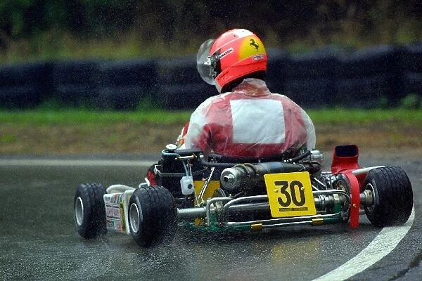 World Karting Championship: Michael Schumacher Tony Kart made a guest appearance and finished second in the second heat