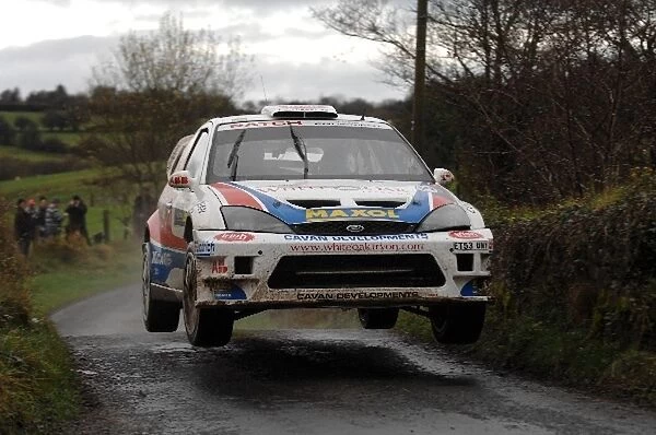 World Rally Championship: Aaron MacHale Ford Focus WRC on stage 14