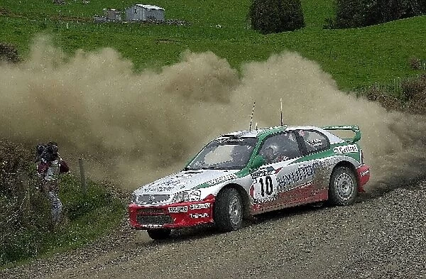 World Rally Championship: Alister McRae Hyundai Accent WRC on stage 3