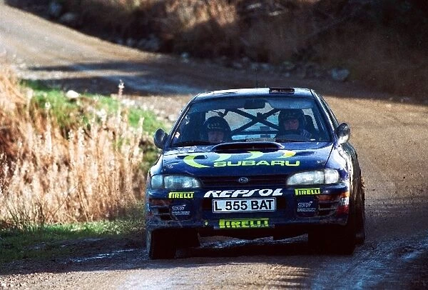 World Rally Championship: Colin McRae with co-driver Derek Ringer Prodrive Subaru Impreza 555 won the rally and their first World Championship