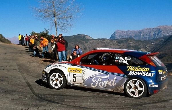 World Rally Championship: Colin McRae with co-driver Nicky Grist Ford Focus WRC finished fourth
