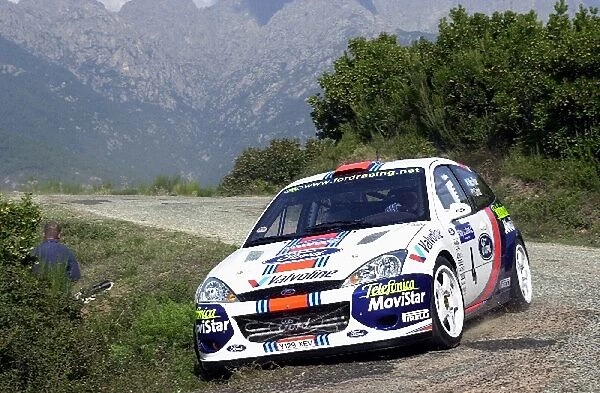 World Rally Championship: Colin McRae Ford Focus during shakedown