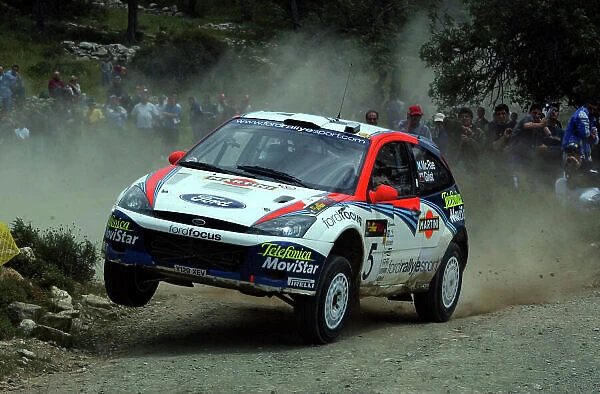 World Rally Championship, Cyprus Rally, April 18-21, 2002. Colin McRae in action on Stage 10, Leg 2. Photo: Ralph Hardwick / LAT