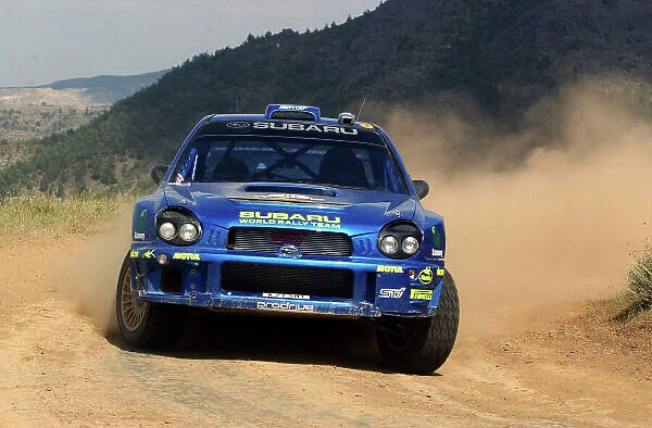 World Rally Championship, Cyprus Rally, April 18-21, 2002. Tommi Makinen in action on Stage 6, Leg 1. Photo: Ralph Hardwick / LAT