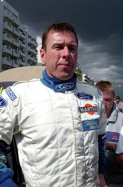 World Rally Championship, Cyprus Rally, April 18-21, 2002. Colin McRae waits to enter the regroup after Stage 12 on Leg 2. Photo: Ralph Hardwick / LAT