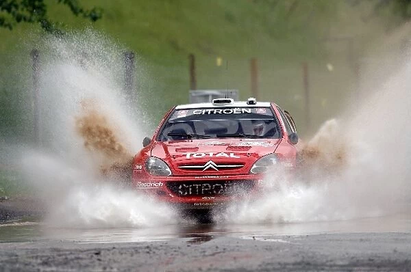 World Rally Championship: Daniel Sordo Citroen Xsara WRC on stage 5