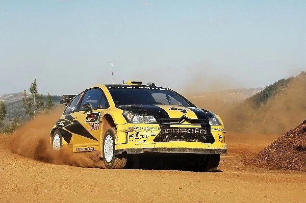 World Rally Championship: Evgeny Novikov Citroen C4 WRC on stage 10