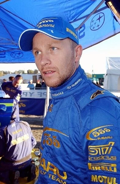 World Rally Championship: Fifth placed Petter Solberg Subaru Impreza WRC has toughened his image with the growing of facial hair