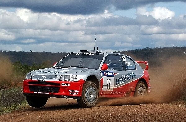 World Rally Championship: Freddy Loix  /  Sven Smeets Hyundai Accent WRC