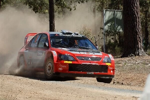 World Rally Championship: Harri Rovanpera Mitsubishi Lancer WRC