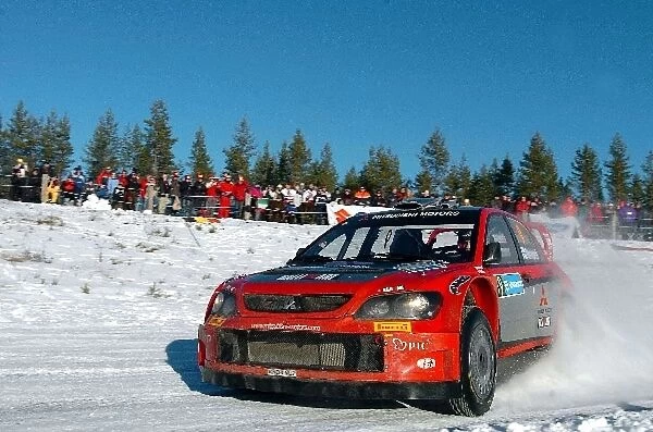World Rally Championship: Harri Rovanpera  /  Risto Pietilainen Mitsubishi Lancer WRC 05