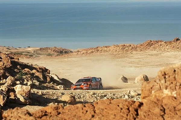 World Rally Championship: Henning Solberg, Citroen C4 WRC, on the shakedown stage