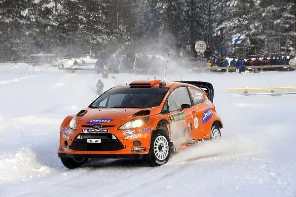 World Rally Championship: Henning Solberg Ford Fiesta RS WRC on stage 3