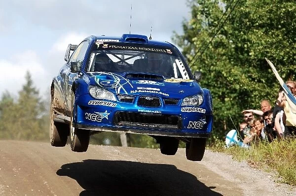 World Rally Championship: Jari Ketomaa, Subaru Impreza WRC, on stage 17