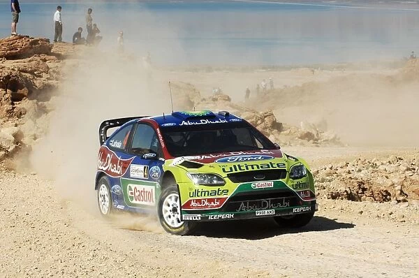 World Rally Championship: Jari-Matti Latvala, Ford Focus WRC, on the shakedown stage