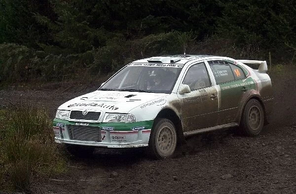 World Rally Championship: Kenneth Eriksson  /  Tina Thorner Skoda Octavia WRC