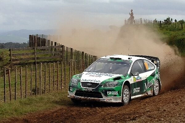 World Rally Championship: Luis Perez Companc Ford Focus WRC on stage 3