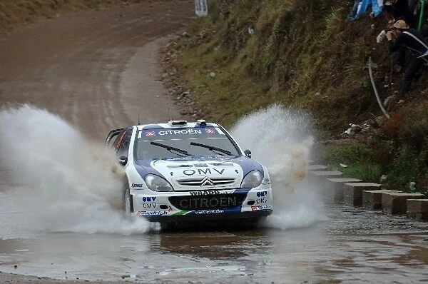 World Rally Championship: Manfred Stohl, Citroen Xsara WRC, on stage 15