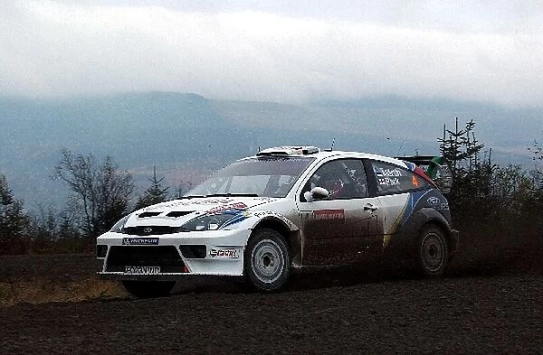 World Rally Championship: Markko Martin with co-driver Michael Park Ford Focus WRC