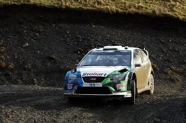 World Rally Championship: Matthew Wilson Ford Focus WRC on Stage 2