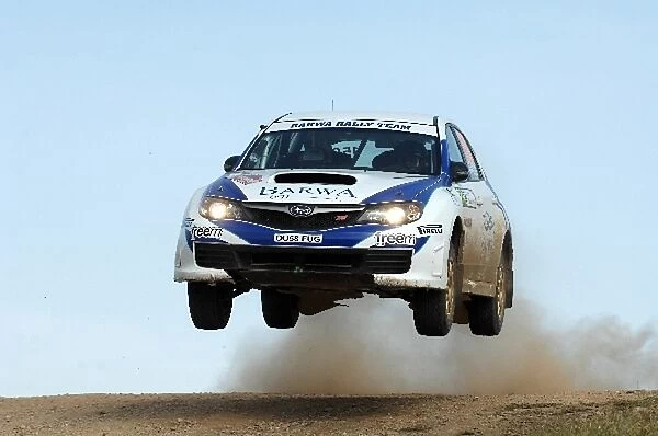 World Rally Championship: Nasser Al-Attiyah Subaru Impreza on stage 12