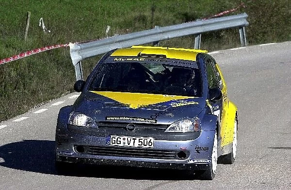 World Rally Championship: Patterson Team Palmer Opel Corsa was competing in the World Junior Rally Championship