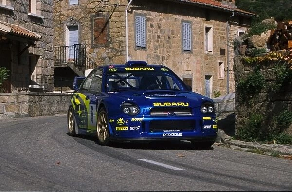 World Rally Championship: Petter Solberg Subaru Impreza WRC finished in 4th place but was relegated to 5th after an infringement