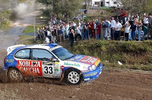 World Rally Championship: Privateer Gabriel Raies with co-driver Jorge Perez Companc Toyota Corolla WRC was the highest placed local driver with