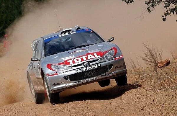 World Rally Championship: Rally winner Marcus Gronholm  /  Timo Rautiainen Peugeot 206 WRC