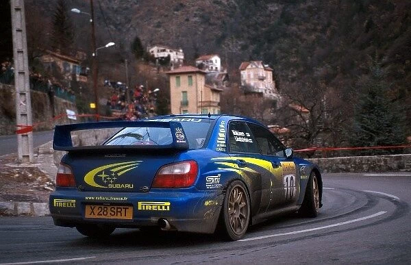 World Rally Championship: Tommi Makinen finished second on the road on his debut in the Subaru Impreza WRC with substitute co-driver Kaj Lindstrom