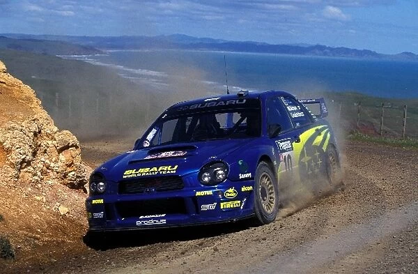 World Rally Championship: Tommi Makinen  /  Kaj Lindstrom Subaru Impreza WRC 2002, 3rd place
