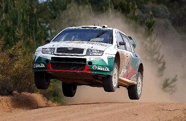 World Rally Championship: Toni Gardemeister  /  Paavo Lukander Skoda Fabia WRC