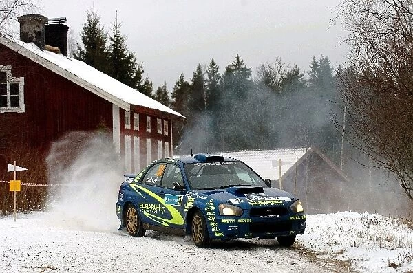 World Rally Championship: Toshi Arai Subaru Impreza STi Production WRC on stage 10