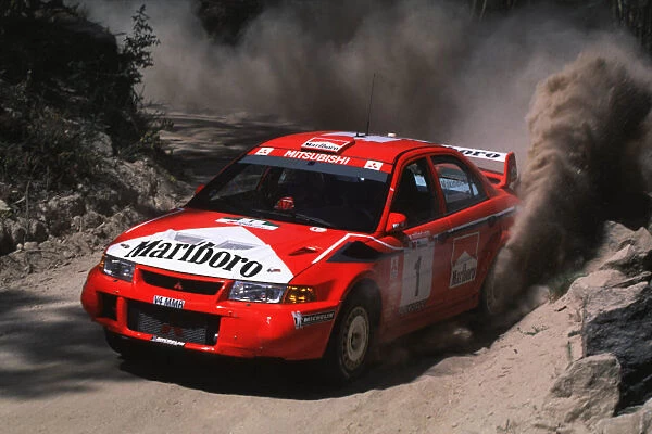 WRC-Freddy Loix and Swen Smeets-Mitsubishi-Action