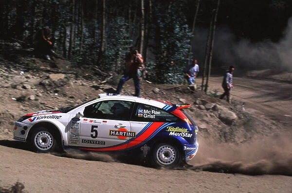 WRC-McRae and Grist-Ford-Action
