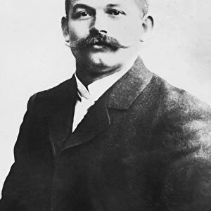 1908 French Grand Prix - Christian Lautenschlager: Christian Lautenschlager. Portrait