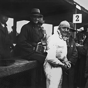 1927 British Grand Prix - Robert Benoist: Robert Benoist 1st position, portrait