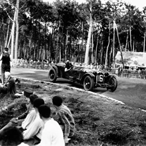 1931 Le Mans 24 hours: Lord Howe / Henry Tim Birkin, 1st position, action