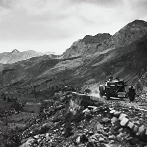 1934 Alpine Rally. Nice, France to Munich, Germany. 7th - 12th August 1934. Mike Couper / George Day (Talbot 105), Alpine Cup team winner, action. World Copyright: LAT Photographic. Ref: Autocar Glass Plate C4552