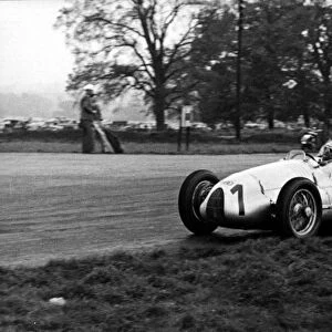 1938 Donington Grand Prix, Donington Park Hermann Muller (Auto Union D-typ)