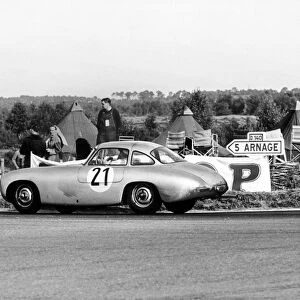 1952 Le Mans: Hermann Lang / Fritz Riess, 1st position, action