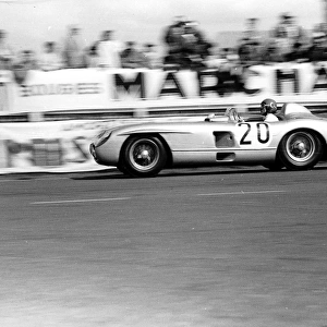 1955 Le Mans 24 hours: Pierre Levegh / John Fitch. After 2 hours of the race Levegh crashed into the crowd killing himself