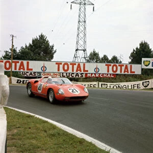 1963 Le Mans 24 Hours - Lorenzo Bandini / Ludovico Scarfiotti: Lorenzo Bandini / Ludovico Scarfiotti, 1st position, action