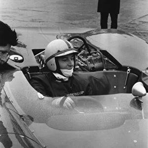 1965 BARC Senior Service 200 Meeting: John Surtees, 2nd position, portrait