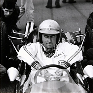 1966 Formula Two Sunday Mirror Trophy: Jack Brabham, Brabham BT18-Honda, 1st position, portait