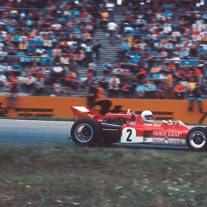 1970 German Grand Prix. Hockenheim, Germany. 31 / 7-2 / 8 1970. Jochen Rindt (Lotus 72C Ford) 1st position. Ref-70 GER 01. World Copyright - LAT Photographic