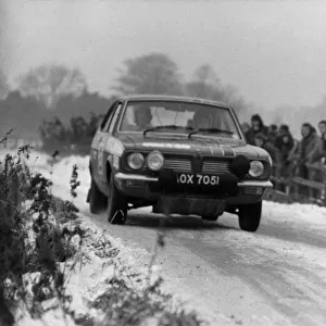 1971 Daily Mirror RAC Rally: Brian Culcheth / William Cave, 20th position overall, action