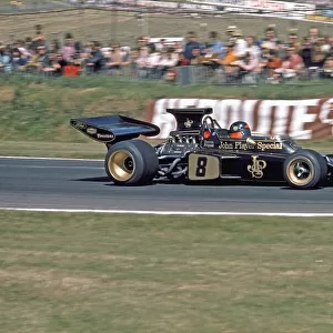 1972 British Grand Prix. Brands Hatch, England. 13-15 July 1972. Emerson Fittipaldi (Lotus 72D Ford) 1st position. World Copyright - LAT Photographic Ref: 72 GB 39